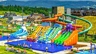 Waterslides at Terma Bania in Poland