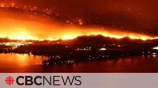 Giant wildfire forces evacuation of more than 700 properties in Osoyoos, B.C.