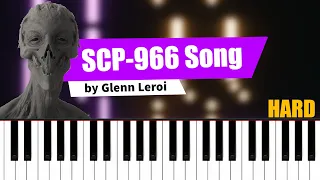 SCP-966 song (Sleep Killer) - Piano Tutorial