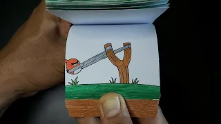 Angry Bird Flipbook | How to make a angry bird flipbook