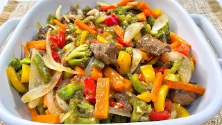 Como Preparar Carne Con Verduras Te Va  A Encantar