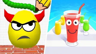 Draw To Smash | Juice Run - All Level Gameplay Android,iOS - NEW BIG APK UPDATE