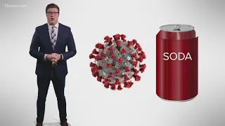 VERIFY: Could all the COVID-19 particles in the entire world fit inside a can of soda?