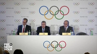 WATCH: IOC suspends Russian from Pyeongchang Winter Olympics.