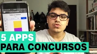 5 APLICATIVOS PARA CONCURSEIROS