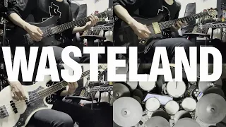[TAB]the GazettE - WASTELAND Live ver. [Guitar Bass Drum Cover]