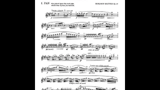 B. Britten: Six Metamorphoses after Ovid, Op 49: 1- Pan. Sheet Music