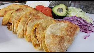 Crispy Chicken Tacos Recipe | Tacos Dorados Recipe | Simply Mama Cooks