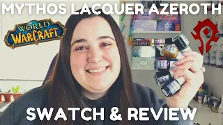 Mythos Lacquer Azeroth Collection | Swatch + Review