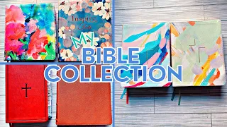 My Bible Collection 📚🩵 #bible #biblejournaling #biblestudy #study