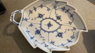 Pchli targ w Niemczech pod dachem . Duńska porcelana.#starocie #pchlitarg #antyki #secondhand