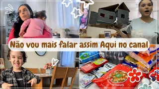 COMPRAS DE MERCADO|FIZ ALMOÇO STROGONOFF DE CARNE|COMENTÁRIO POLÊMICO|ROTINA PRODUTIVA COM A CASA