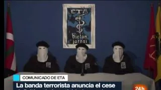 Comunicado de ETA: La banda cesa su "actividad armada"