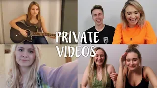 FREYA AND MINIMINTER REACT TO MY OLD PRIVATE VIDEOS