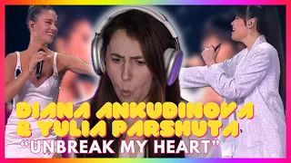 Diana Ankudinova & Yulia Parshuta "Unbreak My Heart" | Mireia Estefano Reaction Video