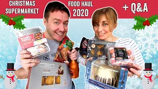 Epic Christmas Supermarket Food Haul + Q&A 2020