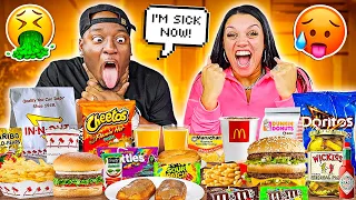 TRYING MY WIFE'S PREGNANCY FOOD CRAVINGS **BAD IDEA**