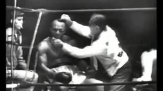 Jersey Joe Walcott vs Rocky Marciano I - Sept. 23, 1952 - Rounds 10 - 13 & Interview