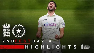 Wood Sets Up Final Day Thriller! | England v India - Day 4 Highlights | 2nd LV= Insurance Test 2021