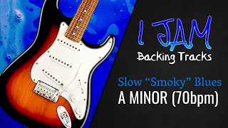 B.B. King Slow Smoky Blues Backing Track in A Minor - 70 BPM