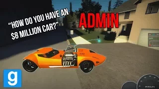 ADMIN CONFRONTS ME about my CAR? (GMOD)