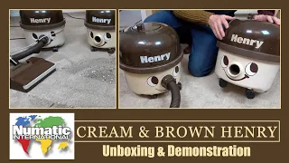 Numatic Cream & Brown Henry Vacuum Cleaners