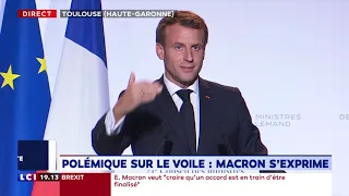 Polémique sur le voile : Macron s'exprime