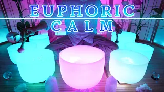 Euphoria Sound Bath | Crystal Singing Bowls Meditation Music