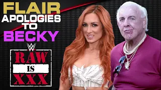 RIC FLAIR APOLOGISES TO BECKY LYNCH! SAYS HE IS NO LONGER THE MAN! #WWE #WWERAW