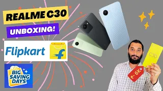 Realme C30 Unboxing | Flipkart Big Saving Days Sale 2023 | Smart Phone ⚡ Under 6K