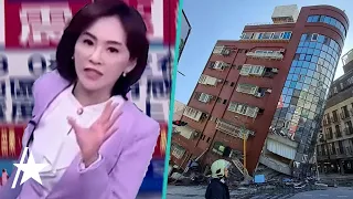 Taiwan Earthquake Rattles LIVE News Broadcast As Anchor Stays Calm On Air