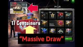 wot Blitz Crate Opening Massive Draw 17 Container Opening in 4K! wotb WoT Blitz