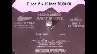 HADDAWAY - What is Love - 1992 - DISCO 12"