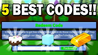 5 BEST CODES!! (CLAIM NOW) | Build a Boat for Treasure ROBLOX