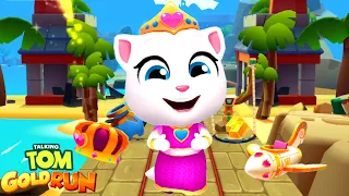 Talking Tom Gold Run Принцесса Анжела! Новое Весеннее Событие СИЛА ЦВЕТОВ и Миссия Дня