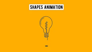 Шейповая анимация лампочки / Shapes animation
