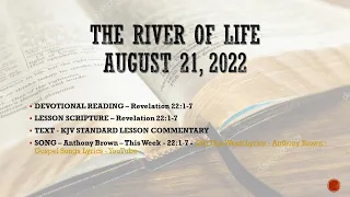 Sunday School Lesson - The River of Life - 08212022 - SLMMBC