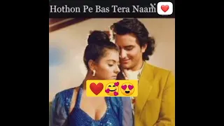 Hontho Pe Bas Tera Naam Hai ❤🥰😍|Yeh Dillagi|#shorts #kajol #latamangeshkar #rip #beautiful