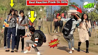 Best Reaction Prank On Girls || Prank video || @12millprank