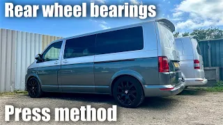 Vw T5 rear wheel bearings - no special tool