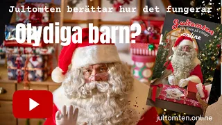 Jultomten och snälla listan, inte vara olydig