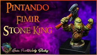 Painting FIMIR of Stone King cool CHIBIS for HEROQUEST