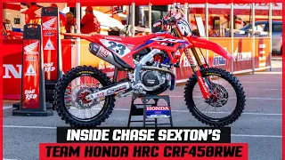 Inside Chase Sexton's 2023 Honda HRC CRF450RWE | Vital MX Pit Bits