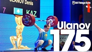 Denis Ulanov (87.62kg) 175kg Snatch 2015 President's Cup Grozny Russia