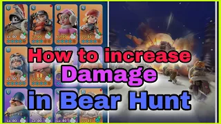 How to BOOST huge damage in Bear Hunt in Whiteout Survival