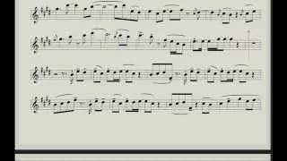 Syntheticsax - Old Letters (SCORE for Saxophone Alto)