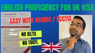 How to Prove Your English Proficiency for UK/ England Visa? | Only Narric, Ecctis? Tips and Tricks