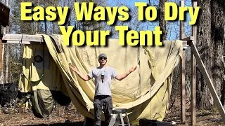 Easy Ways to Dry Your Tent