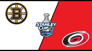 NHL 22 Stanley Cup Playoffs Game 1 Bruins vs Hurricanes