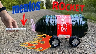 Experiment: XXL Coca-Cola Rocket with Truck | Experiment Coca Cola - Mentos